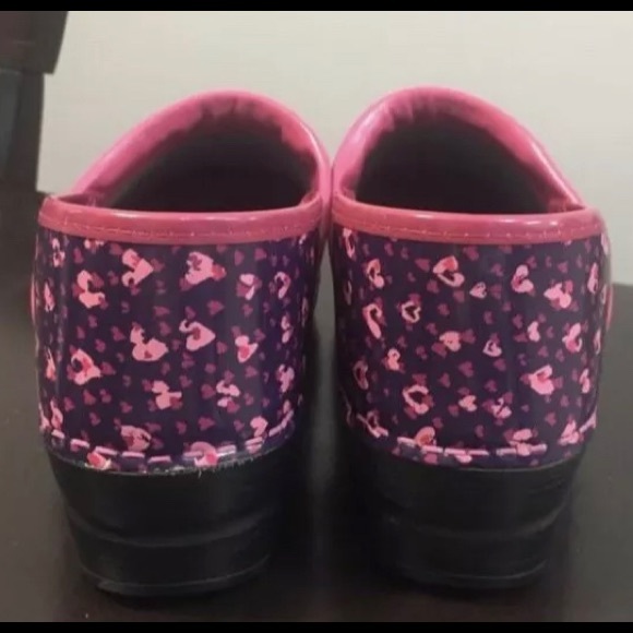 KOI by Sanita Professional Clogs; Pink & Purple Hearts! - Picture 6 of 6